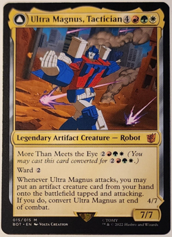 MTG - Ultra Magnus, Tactician - BOT 015/015 - Transformers - Magic the Gathering - Image 1