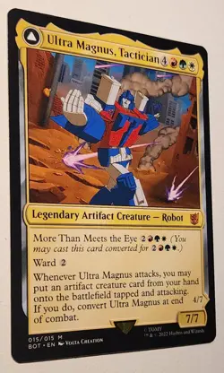 MTG - Ultra Magnus, Tactician - BOT 015/015 - Transformers - Magic the Gathering - Image 2