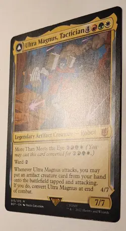MTG - Ultra Magnus, Tactician - BOT 015/015 - Transformers - Magic the Gathering - Image 3