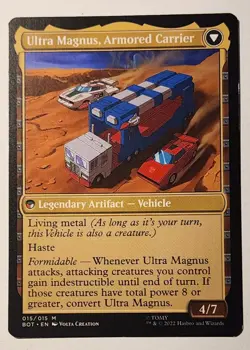 MTG - Ultra Magnus, Tactician - BOT 015/015 - Transformers - Magic the Gathering - Image 4