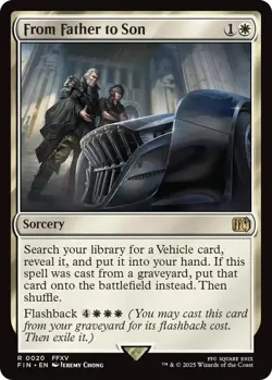 MTG - From Father to Son - FIN 0020 - Final Fantasy - Rare - Magic the Gathering - Image 1