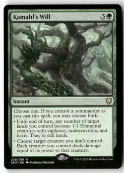 Kamahl's Will 238 Rare Commander Legends Magic: The Gathering Near Mint - Image 1