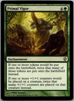 Primal Vigor Commander 2013 Regular Enchantment - Image 1