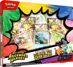 Pokemon TCG Ascended Heroes First Partner Deluxe Pin Collection Box Sealed New - Image 1
