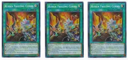 3 x Runick Freezing Curses - TAMA-EN033 - Super Rare - 1st Edition - Image 1