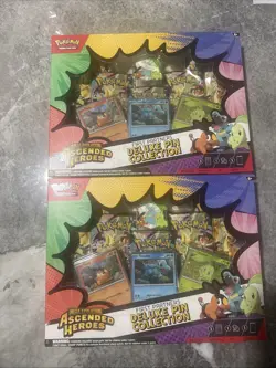 🔥(2) Pokemon Ascended Heroes First Partner Deluxe Pin Collection Sealed New 🔥 - Image 1