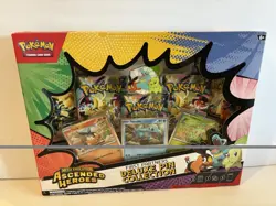 Pokemon TCG Ascended Heroes First Partners Deluxe Pin Collection Box New Sealed - Image 1