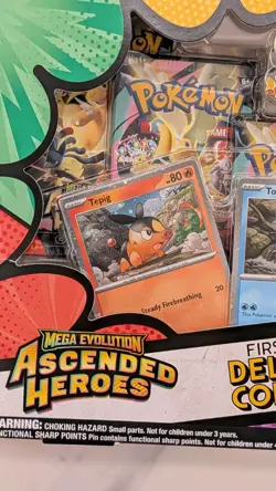 Pokemon TCG: Ascended Heroes First Partners Deluxe Pin Collection New & Sealed - Image 3