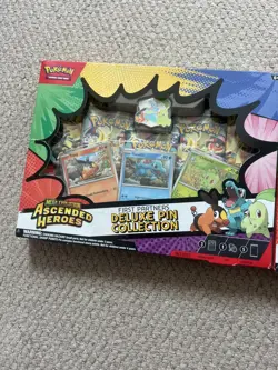 2x Pokemon TCG Ascended Heroes Deluxe Pin Collection First Partners Sealed New - Image 2