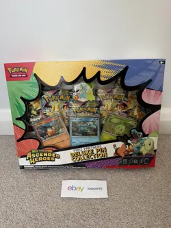 Ascended Heroes Pokemon First Partners Deluxe Pin Collection New Factory Sealed - Image 1