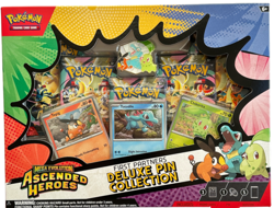 Pokemon TCG Ascended Heroes Deluxe Pin Collection First Partners Sealed New - Image 1