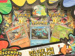 Pokemon TCG Ascended Heroes Deluxe Pin Collection First Partners Sealed New - Image 2