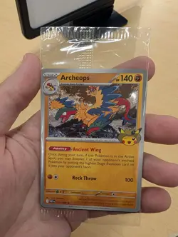 Pokemon Field Museum Fossil Exhibit Archeops Promo SEALED - Image 1