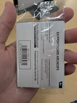Pokemon Field Museum Fossil Exhibit Archeops Promo SEALED - Image 2