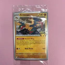 Pokemon Archeops Field Museum Exclusive Promo Card Sealed - Image 1
