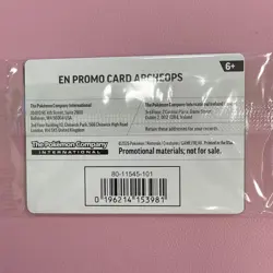 Pokemon Archeops Field Museum Exclusive Promo Card Sealed - Image 2