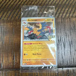 Pokemon Field Museum Fossil Exhibit Archeops Promo SEALED - Image 1
