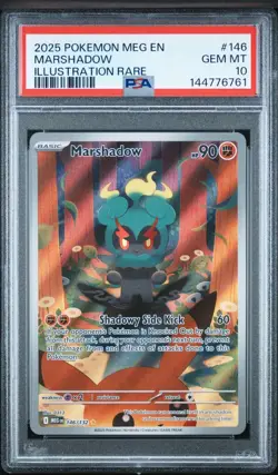 Pokemon Marshadow Mega Illustration Rare #146 PSA 10 Gem Mint - Image 1