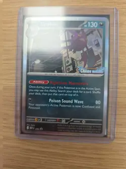 Pokemon Chaos Rising Crobat Pre-Release Stamped Promo 076 NM - Image 3