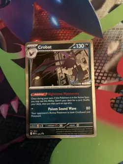 Crobat MEP 076 - Chaos Rising Stamped Pre Release - Pokemon - Image 1