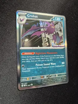 Pokemon Chaos Rising Pre Release Stamped Promo Crobat MEP 076 - Image 2