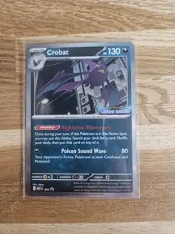 Crobat Promo MEP 076 Chaos Rising Pre-Release Stamp Pokemon Tcg - Image 1