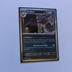 Pokemon Chaos Rising Pre Release Stamped Promo Crobat MEP 076 - Image 1