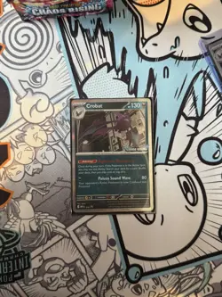 Pokemon Chaos Rising Pre Release Stamped Promo Crobat MEP 076 - Image 1