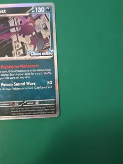 Pokemon Chaos Rising Pre Release Stamped Promo Crobat MEP 076 - Image 4