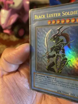 Yu-Gi-Oh! Black Luster Soldier SYE-024 Yugi Evolution 1st Edition Ultra Rare HP - Image 3