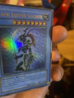 Yu-Gi-Oh! Black Luster Soldier SYE-024 Yugi Evolution 1st Edition Ultra Rare HP - Image 4
