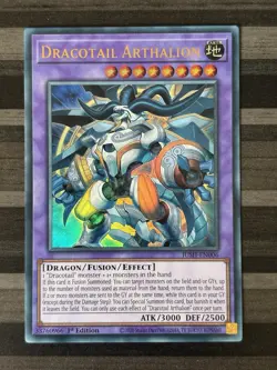 Yugioh | Dracotail Arthalion | JUSH | Ultra Rare | 1st Edition | NM - Image 1
