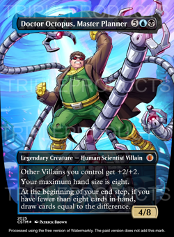 Doctor Octopus, Master Planner - Anime High Quality Altered Art Custom card - Image 1