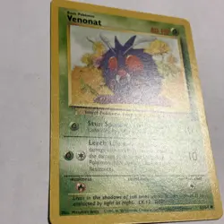 Pokemon TCG Venonat Jungle Card 63/64 Unlimited Common LP - Image 2