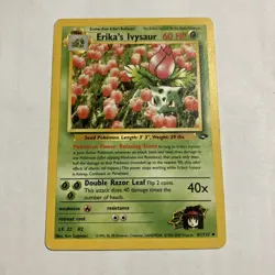 Pokemon Erika's Ivysaur Gym Challenge Card 41/132 Regular Uncommon LP - Image 1