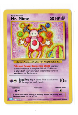 Pokemon TCG - Mr. Mime 13/34 - Trading Card Game Classic - Holo Rare - Near Mint - Image 1