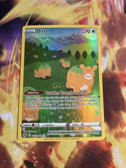 Ditto GG22/GG70 Crown Zenith: Galarian Gallery Holo NM Rare Card Pokemon TCG - Image 1