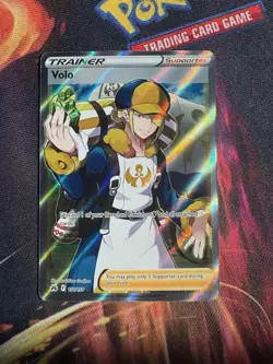 Volo 151/159 Full Art Trainer Crown Zenith Holo Rare Pokemon TCG S&V NM Card - Image 1