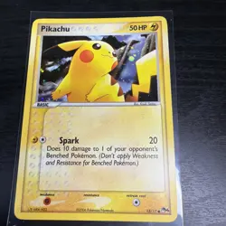 Pokemon Pikachu 13/17 POP Series 4 Holo Black Star Promo 50HP English - Image 1