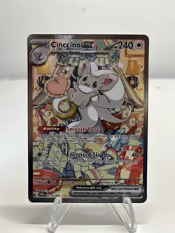 Pokemon Cinccino ex 119/086 Mega Evolution Chaos Rising SIR - Image 2