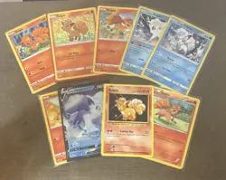 Lot of 9 Vulpix Pokemon TCG NM/LP - Image 1