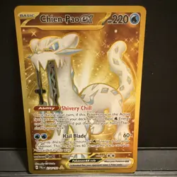 The Pokemon Company Chien-Pao ex 274/193 Paldea Evolved Holo Hyper Rare Eng - Image 1