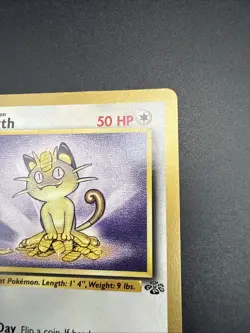 Pokemon TCG Meowth 56/64 LP Gold Border Promo Fruit Roll Up Promo - Image 4