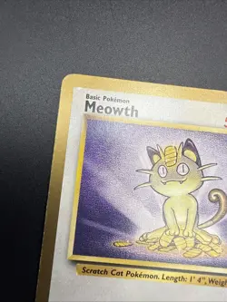Pokemon TCG Meowth 56/64 LP Gold Border Promo Fruit Roll Up Promo - Image 5