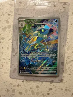 Pokemon TCG Frogadier 089/086 Me04: Chaos Rising Holo Illustration Rare MINT/NM - Image 1
