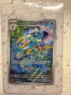 Pokemon TCG Frogadier 089/086 Me04: Chaos Rising Holo Illustration Rare MINT/NM - Image 2