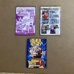 Dragon Ball Z Z2 Data Carddass Commentary Card Used Collectible - Image 1