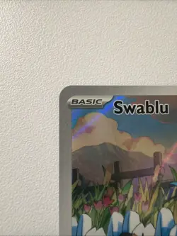 Pokemon TCG Swablu Illustration Rare Full Art Holo SV04: Paradox Rift 213/182 - Image 5