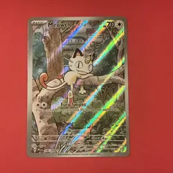 Meowth 106/094 Phantasmal Flames Pokemon Illustration Rare - Image 1