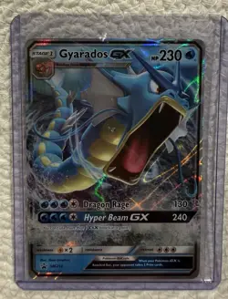 Pokemon TCG Gyarados GX SM212 Black Star Promo Ultra Rare Hidden Fates MINT - Image 1